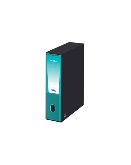 Registratore Unico c/custodia verde acqua dorso 8cm f.to protocollo Favorit