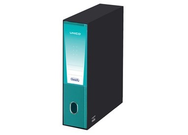 Registratore Unico c/custodia verde acqua dorso 8cm f.to protocollo Favorit
