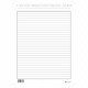 100 SCHEDE RIGATE VERTICALE 24X17CM E3393BL EDIPRO