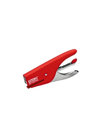 Cucitrice a pinza RAPID S51 SOFT GRIP rosso