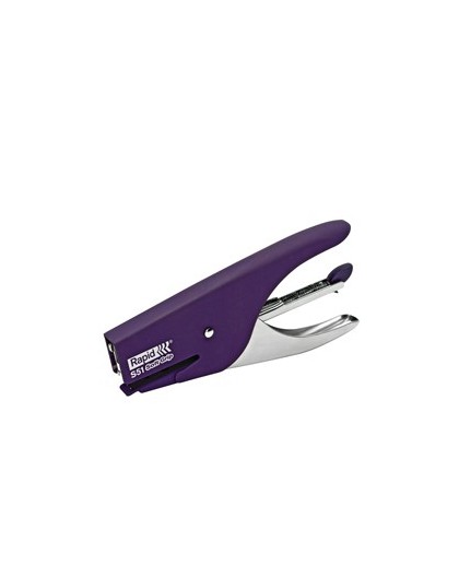 Cucitrice a pinza RAPID S51 SOFT GRIP viola