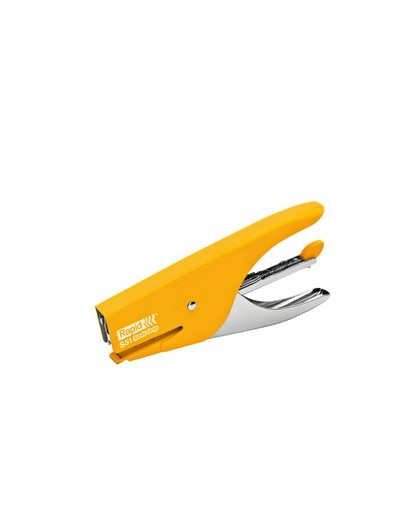Cucitrice a pinza RAPID S51 SOFT GRIP giallo