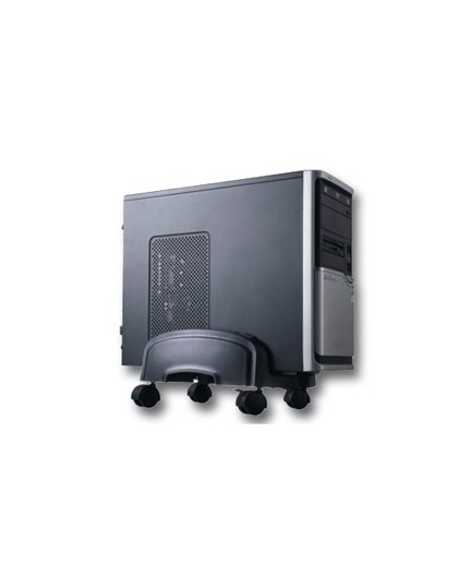 Supporto CPU con ruote PC201 - nero - Tecnostyl