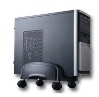 Supporto CPU con ruote PC201 - nero - Tecnostyl