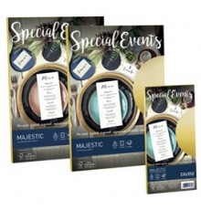 Carta metallizzata SPECIAL EVENTS A4 10fg 250gr azzurro FAVINI