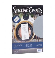 Carta metallizzata SPECIAL EVENTS A4 10fg 250gr argento FAVINI