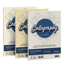 Carta CALLIGRAPHY PERGAMENA 90gr A4 50fg crema 05 FAVINI
