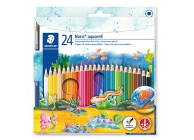 ASTUCCIO 24 MATITE COLORATE 144 AQUARELL NORIS CLUB STAEDTLER
