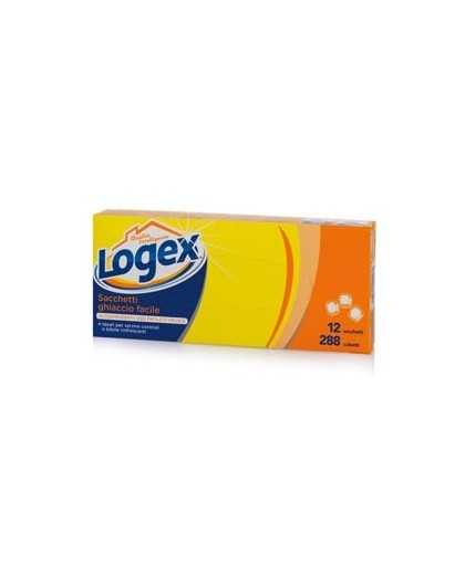 12 SACCHETTI GHIACCIO PRATICO LOGEX