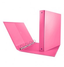 Raccoglitore Nettuno 30 A4 4R rosa Sei Rota