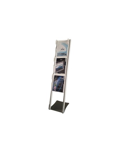 Portadepliant da terra con 3 tasche A4 Vision Ice VS03