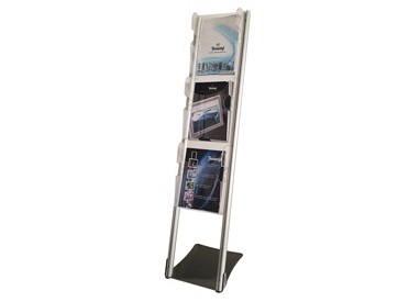 Portadepliant da terra con 3 tasche A4 Vision Ice VS03