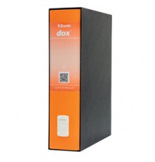 Registratore Dox 2 arancio dorso 8cm f.to protocollo Esselte