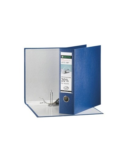 Registratore LEITZ 180° G65 blu dorso 8cm f.to protocollo LEITZ