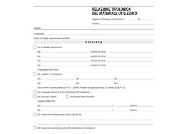RELAZIONE TIPOLOGICA MATERIALE UNILIZZATO SNAP 100FG 29,7X21 E9071BIS