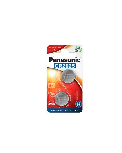 BLISTER 2 MICROPILE A PASTIGLIA CR2025 LITIO 3V
