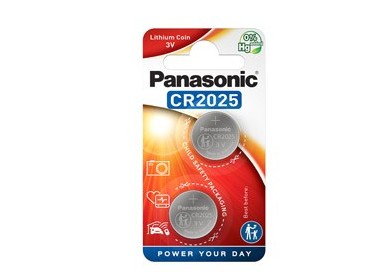BLISTER 2 MICROPILE A PASTIGLIA CR2025 LITIO 3V