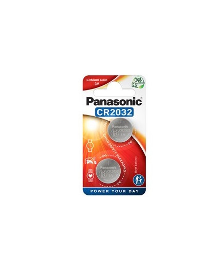 BLISTER 2 MICROPILE A PASTIGLIA CR2032 LITIO 3V