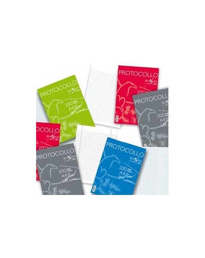PROTOCOLLO A4 5MM 200FG 80GR PIGNA