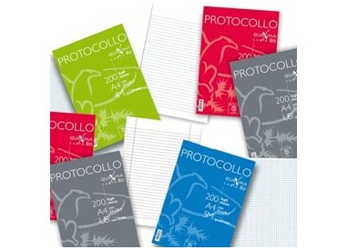 PROTOCOLLO A4 5MM 200FG 80GR PIGNA