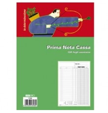 BLOCCO PRIMA NOTA CASSA 31x21cm 100FG USO MANO E5356
