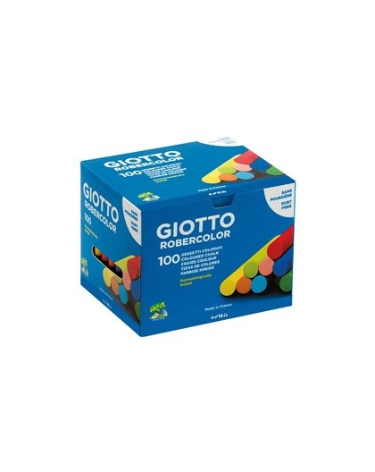 SCATOLA 100 GESSETTI TONDI COLORATI GIOTTO