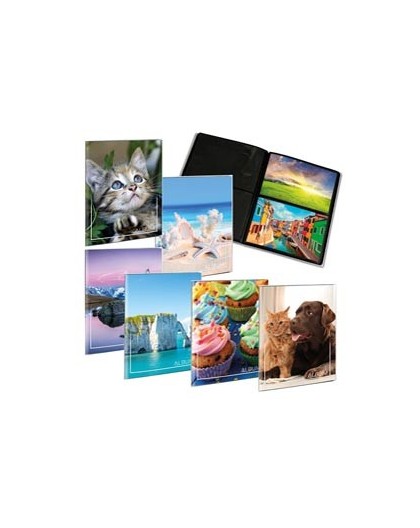 ALBUM FOTO SALDATO 23X30cm fino a 80 FOTO 14x19cm assortiti LEBEZ