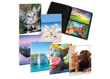 ALBUM FOTO SALDATO 23X30cm fino a 80 FOTO 14x19cm assortiti LEBEZ