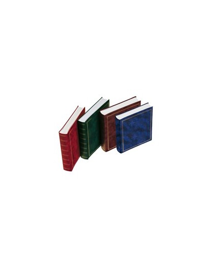 ALBUM FOTO 30x33cm 50fg in cartoncino c/velina copertina vinile ROSSO LEBEZ