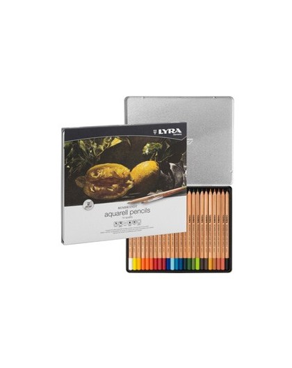 SCATOLA METAL 24 PASTELLI REMBRANDT AQUARELL LYRA L2011240