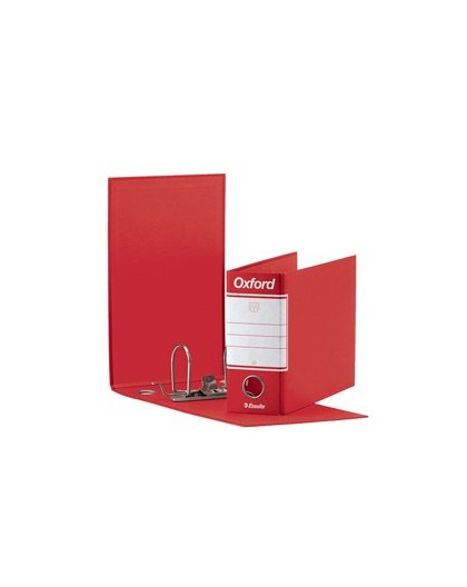 Registratore OXFORD G81 rosso dorso 8cm f.to memorandum ESSELTE