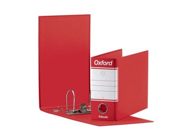 Registratore OXFORD G81 rosso dorso 8cm f.to memorandum ESSELTE