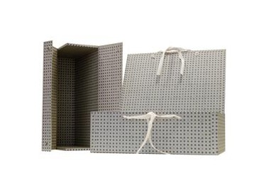 SCATOLA ARCHIVIO IN LEGNO "UNIVERSALE" 38X27CM DORSO 12