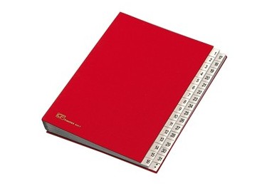 MONITORE 1/31 FRASCHINI FORMATO 24X34CM ROSSO ART. 643-D