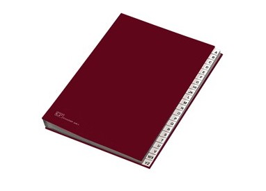 MONITORE A/Z FRASCHINI FORMATO 24X34CM ROSSO ART. 640-E