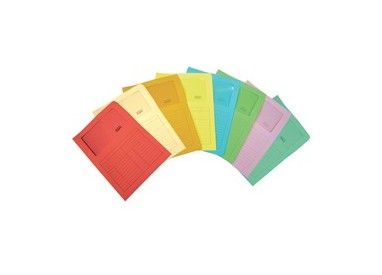 50 Cartelline a L c/finestra verde 120gr Sintex Blasetti