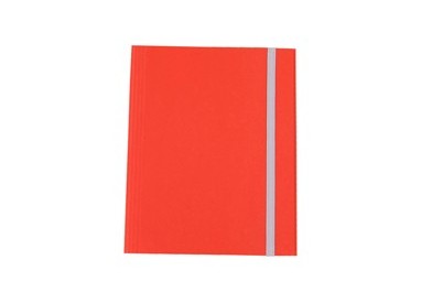 CARTELLINA 3 LEMBI C/ELASTICO FIBRONE 27X37CM ROSSO 75 CDG
