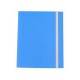 CARTELLINA 3 LEMBI C/ELASTICO FIBRONE 27X37CM azzurro 75 CDG