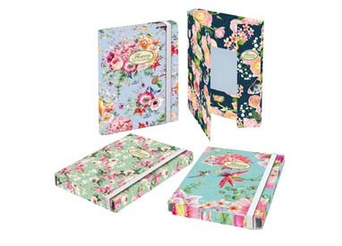 Cartella progetti con elastico 26x34cm dorso 3cm Pigna Nature Flowers