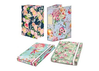 Cartella progetti con elastico 24x34cm dorso 7cm Pigna Nature Flowers