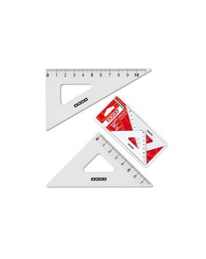 COPPIA SQUADRA PROFIL ALLUMINIO 12CM 45° 60° ARDA