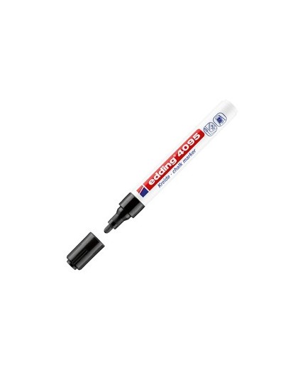 Marcatore EDDING 4095 punta conica gesso liquido nero