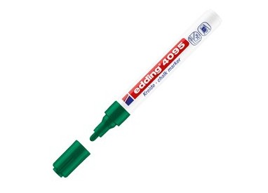 Marcatore EDDING 4095 punta conica gesso liquido verde
