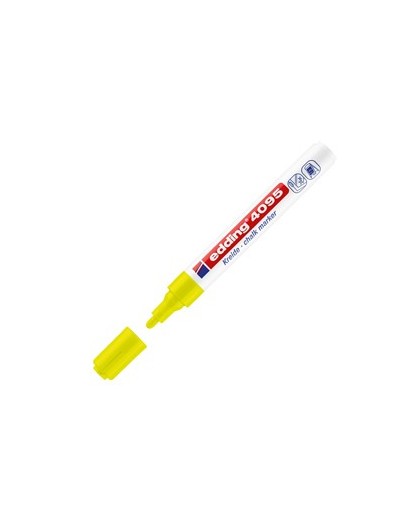 Marcatore EDDING 4095 punta conica gesso liquido giallo fluo