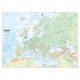 CARTA GEOGRAFICA SCOLASTICA MURALE EUROPA BELLETTI