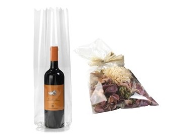 100 BUSTE REGALO CRYSTAL TRASPARENTE 35X50CM