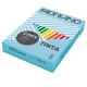 CARTA COPY TINTA A4 80GR 500FG COL.FORTI CIELO