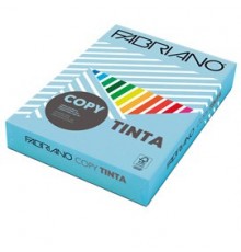 CARTA COPY TINTA A4 80GR 500FG COL.FORTI CIELO