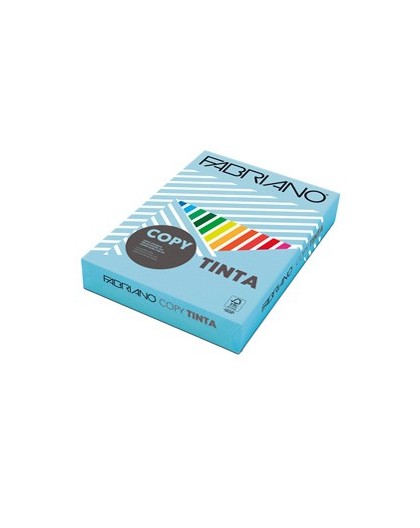 CARTA COPY TINTA A4 80GR 500FG COL.FORTI CIELO