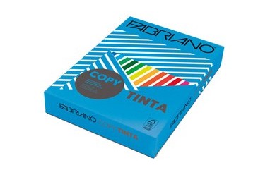 CARTA COPY TINTA A3 80GR 250FG COL.FORTI AZZURRO